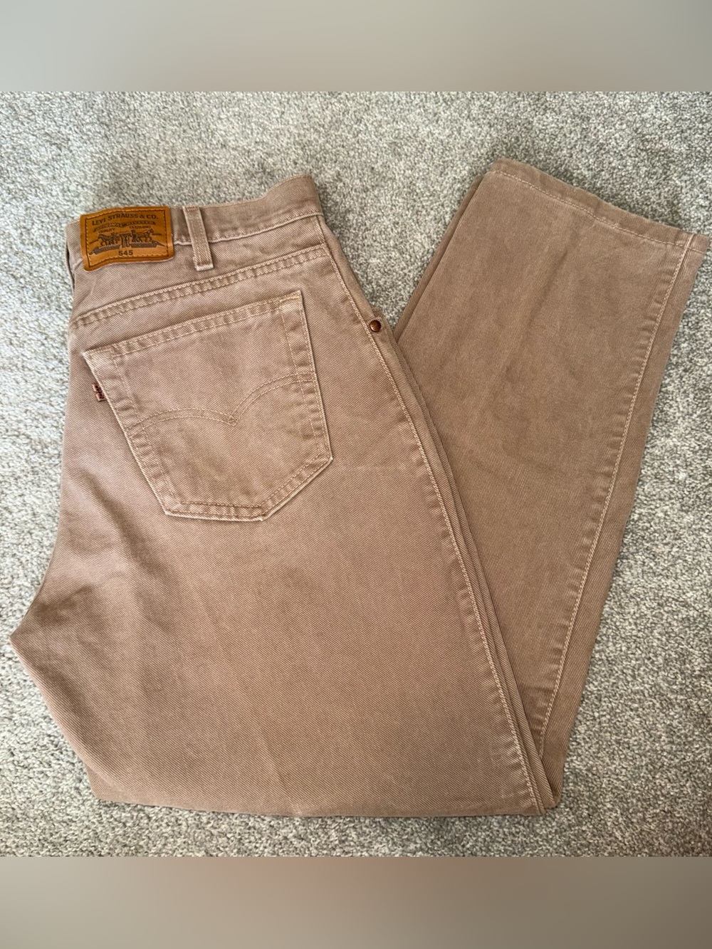 Levi's Men's Tan Straight-Leg Jeans